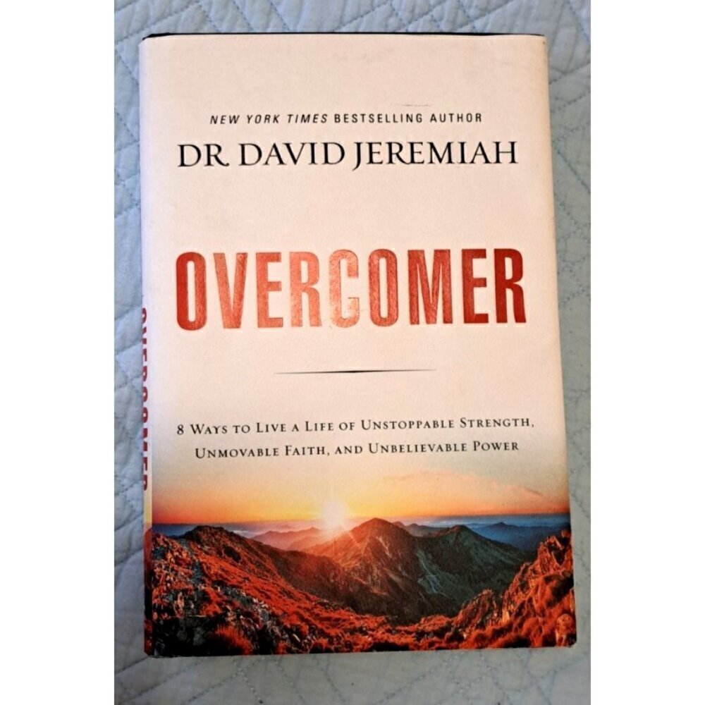 Dr. David Jeremiah OVERCOMER - Hardcover with Dust Jacket - New